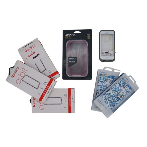 Phone Case Bundle(7 Cases) - iPhone 6 & Samsung Galaxy S5 (Includes Lifeproof,